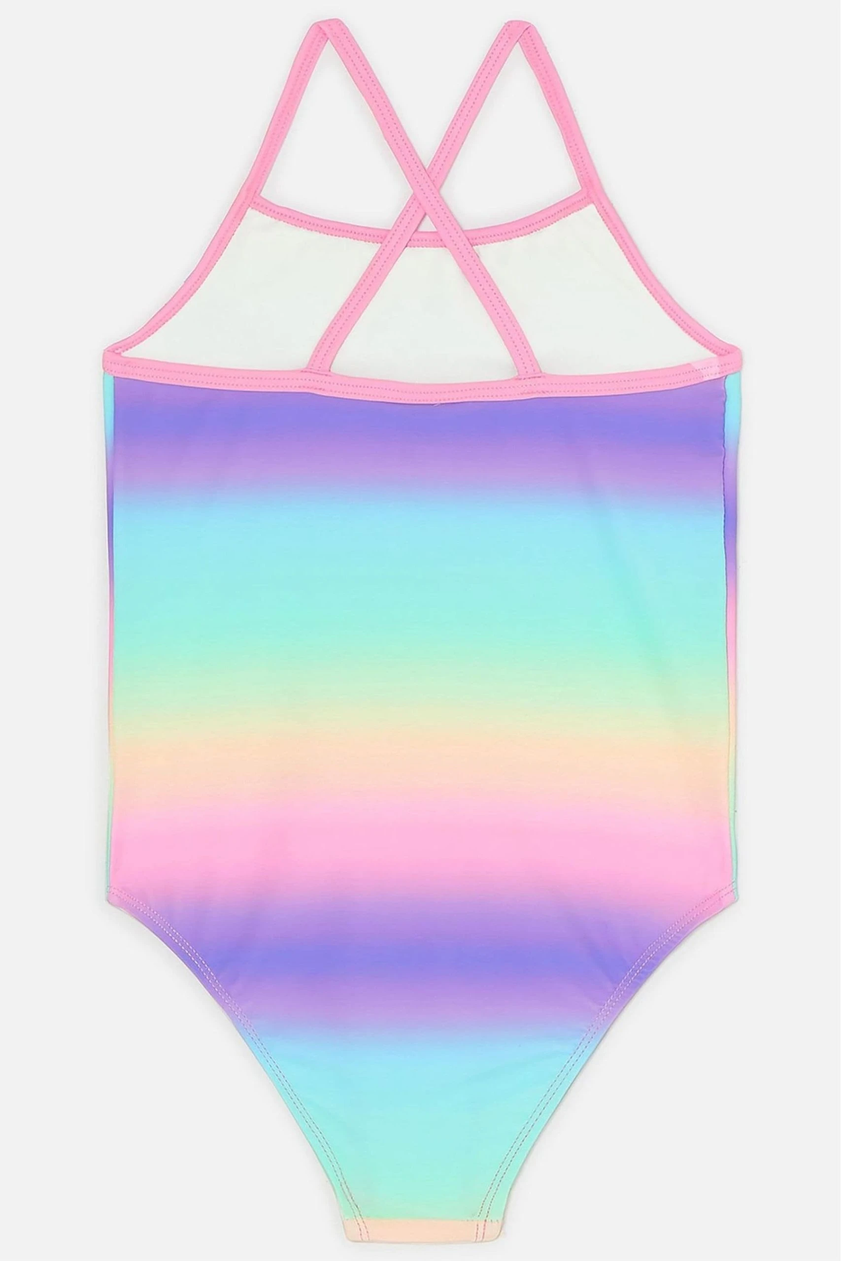 Angels By Accessorize Girls Blue Ombre Swimsuit 3 Angels By Accessorize Girls Blue Ombre Swimsuit