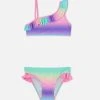 Angels By Accessorize Girls Ombre Frill Purple Bikini Set -Angel & Rocket Shop 940164s