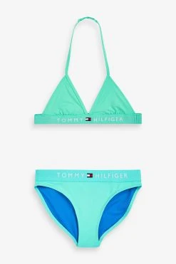 Tommy Hilfiger Green Triangle Bikini Set