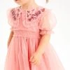 Next Embellished Mesh Collar Dress (3mths-8yrs) -Angel & Rocket Shop 967 555s