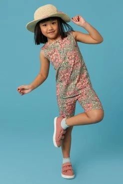 White Stuff Pink Casey Printed Vest