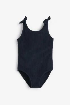 Next Black Textured Swimsuit (3-16yrs) -Angel & Rocket Shop 977 129s4