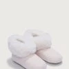 The White Company Pink Faux Fur Boot Slipper -Angel & Rocket Shop 990396s