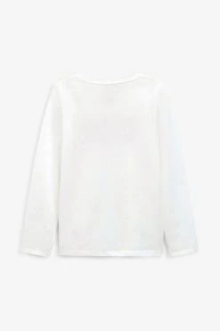 Levi's® White Batwing Logo Long Sleeve T-Shirt -Angel & Rocket Shop 991 619s6