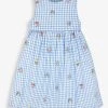 Jojo Maman Bebe JoJo Maman Bébé Gingham Floral Embroidered Dress 2 Jojo Maman Bebe JoJo Maman Bébé Gingham Floral Embroidered Dress -Angel & Rocket Shop 993747s