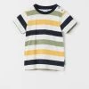Polarn O. Pyret Polarn O Pyret Organic Cotton Striped T-Shirt -Angel & Rocket Shop A05443s