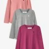 Abercrombie & Fitch Multi Three Pack Long Sleeve T-Shirts