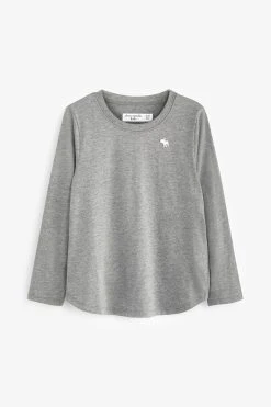 Abercrombie & Fitch Multi Three Pack Long Sleeve T-Shirts -Angel & Rocket Shop A11866s3