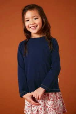 White Stuff Blue Abbey Long Sleeve T-Shirt