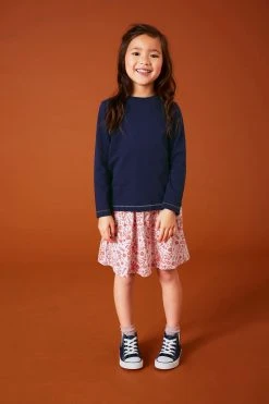 White Stuff Blue Abbey Long Sleeve T-Shirt -Angel & Rocket Shop A54201s3