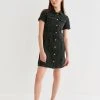 Next Black Fitted Denim Dress (3-16yrs) -Angel & Rocket Shop A72 663s