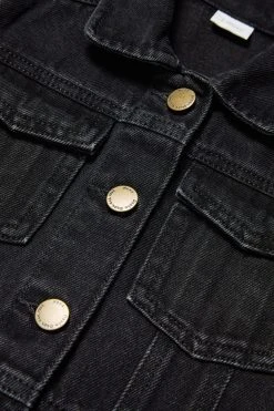 Next Black Fitted Denim Dress (3-16yrs) 13 Next Black Fitted Denim Dress (3-16yrs) -Angel & Rocket Shop A72663s4