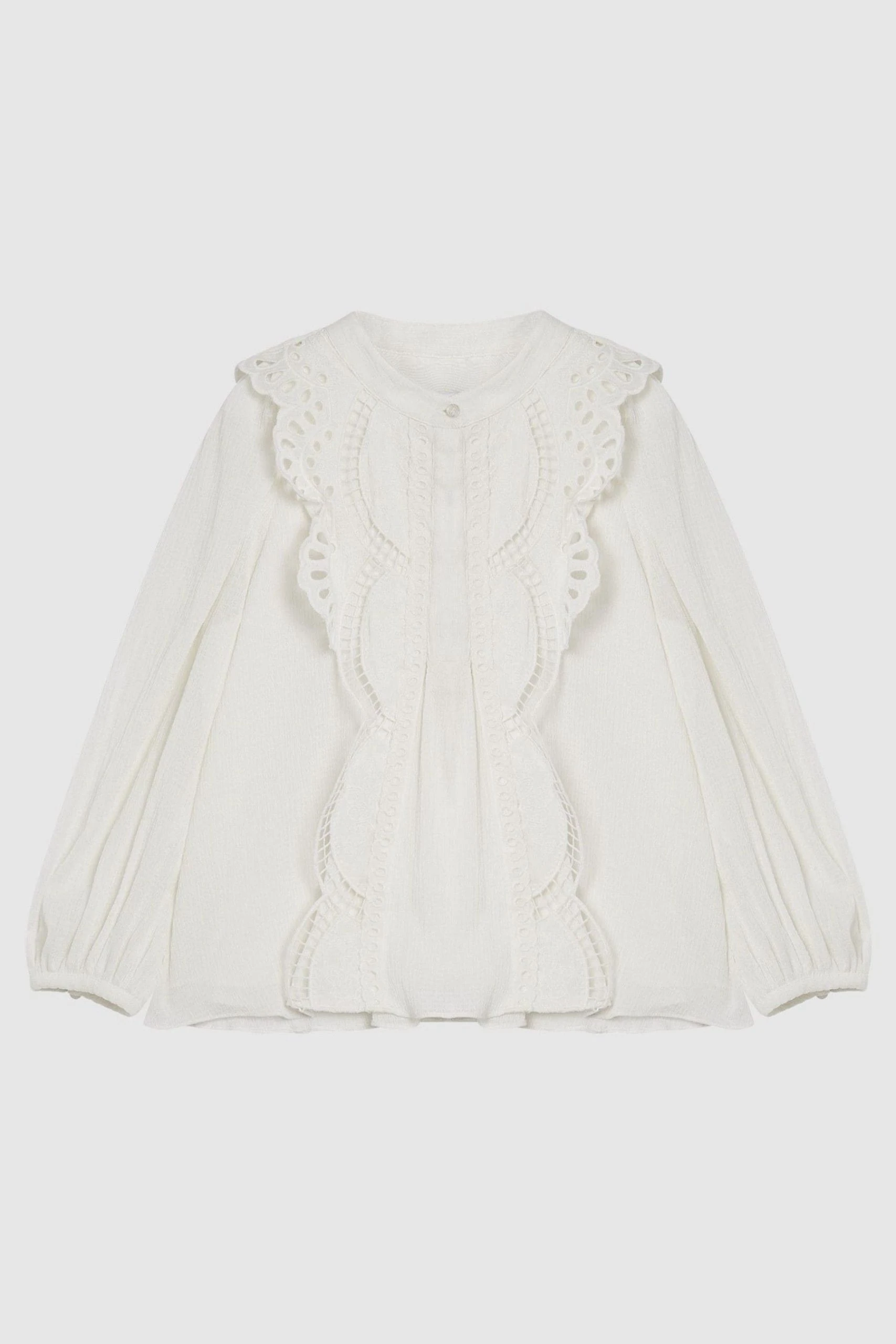 Reiss Piper Junior Embroidered Detail Blouse 4 Reiss Piper Junior Embroidered Detail Blouse - Image 2