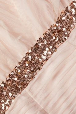 Monsoon Pink Zenaya Ruffle Prom Dress 7 Monsoon Pink Zenaya Ruffle Prom Dress -Angel & Rocket Shop A90241s3