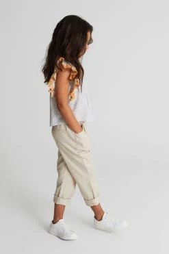 Reiss Casey Junior Striped Ruffle Sleeve Blouse -Angel & Rocket Shop A95124s3