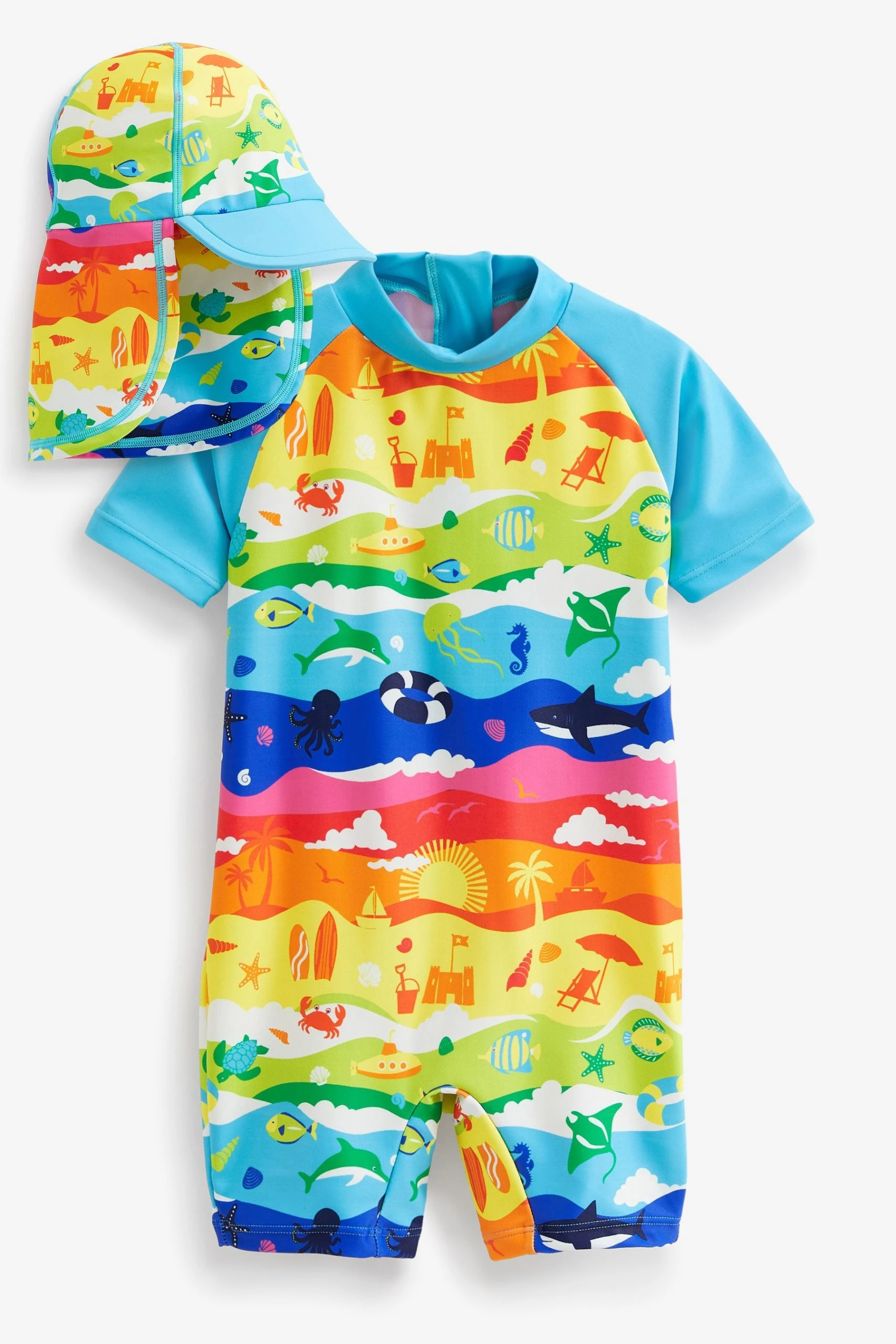 Little Bird By Jools Oliver Unisex Sunsafe Swim And Hat Set 7 Little Bird By Jools Oliver Unisex Sunsafe Swim And Hat Set - Image 5