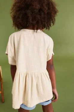 Next Laced Crinkle T-Shirt (3-16yrs) -Angel & Rocket Shop C01 630s3