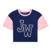 Jack Wills Navy Blue Varsity Colourblock T-Shirt -Angel & Rocket Shop C01256s