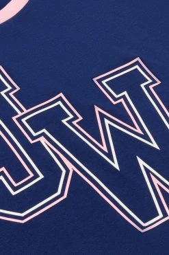 Jack Wills Navy Blue Varsity Colourblock T-Shirt -Angel & Rocket Shop C01256s3