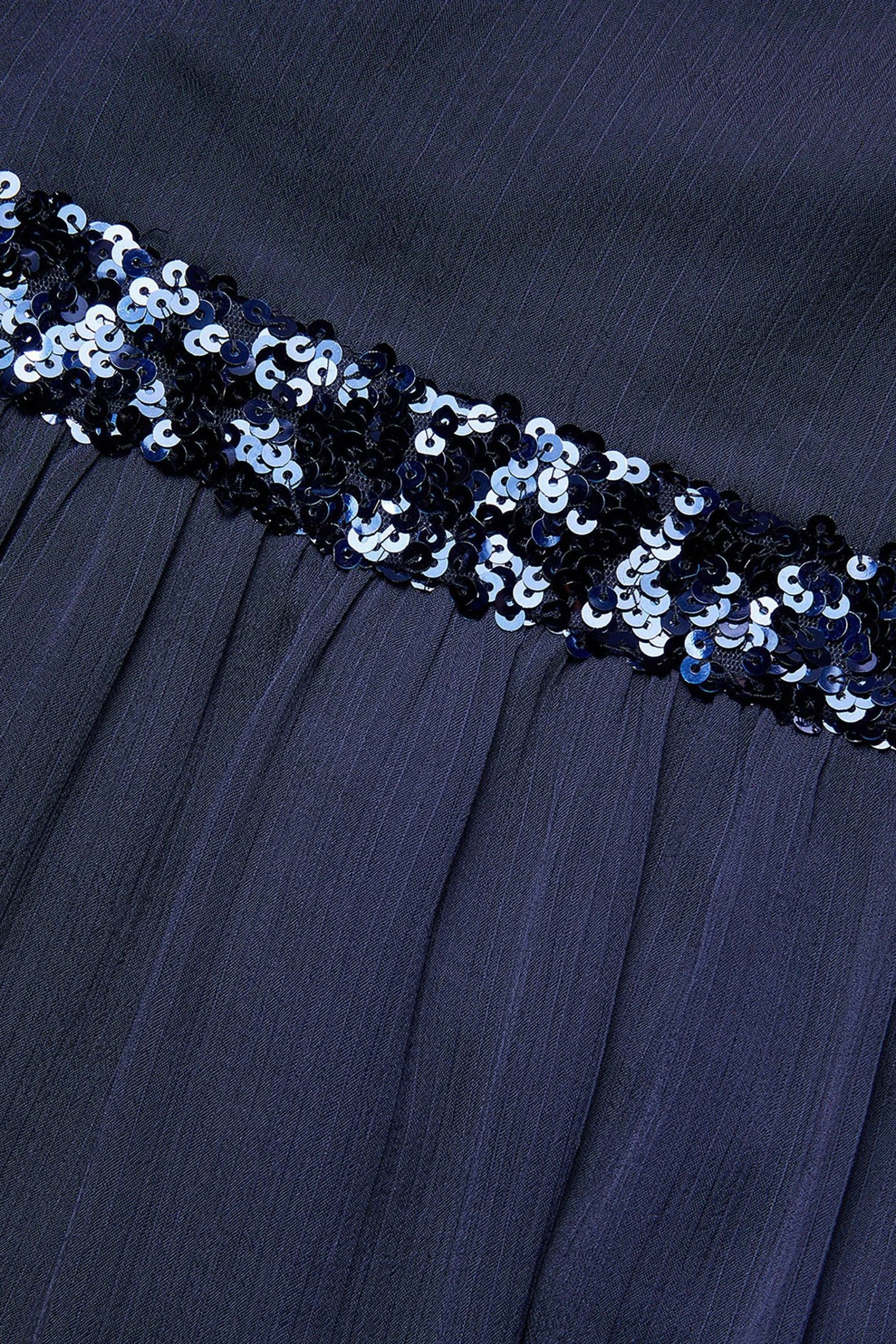 Monsoon Blue Ruby Ruffle One Shoulder Prom Dress 5 Monsoon Blue Ruby Ruffle One Shoulder Prom Dress - Image 3