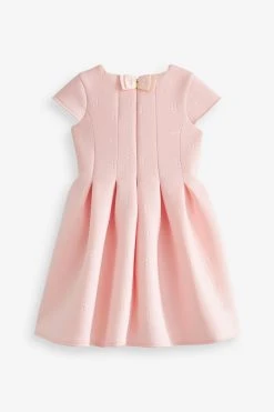 Baker By Ted Baker Pink Embossed Scuba Dress -Angel & Rocket Shop C05186s8