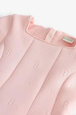 Baker By Ted Baker Pink Embossed Scuba Dress -Angel & Rocket Shop C05186s9