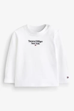 Tommy Hilfiger Baby Tommy Graphic White Long Sleeve T-Shirt