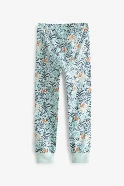 Next Blue Floral 3 Pack Pyjamas (9mths-12yrs) -Angel & Rocket Shop C06025s3