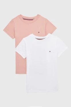 Tommy Hilfiger Cotton White Long Sleeve T-Shirts 2 Pack