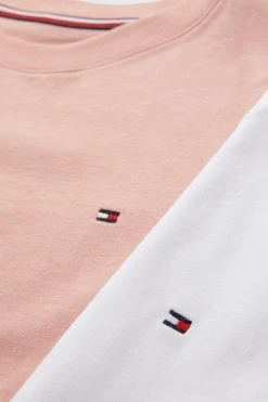 Tommy Hilfiger Cotton White Long Sleeve T-Shirts 2 Pack -Angel & Rocket Shop C07959s3