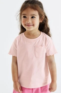 Next Scallop Cotton T-Shirt (3mths-7yrs)