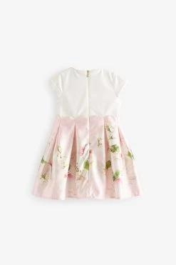 Baker By Ted Baker Pink Satin Mockable Dress -Angel & Rocket Shop C09194s6