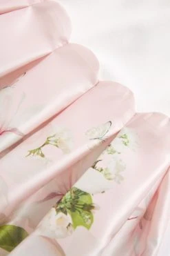 Baker By Ted Baker Pink Satin Mockable Dress -Angel & Rocket Shop C09194s7