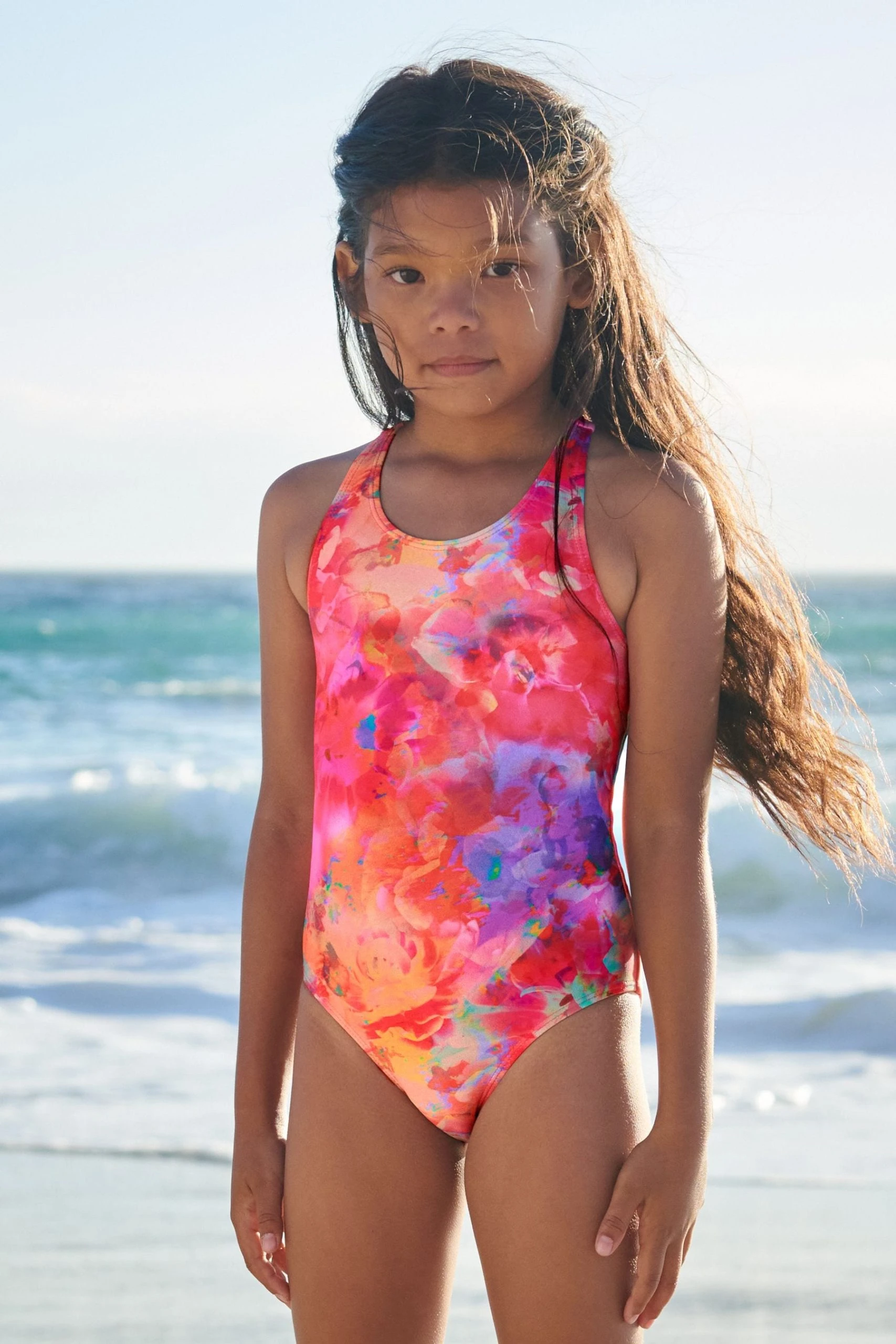 Next Sports Cross-Back Swimsuit (3-16yrs) 3 Next Sports Cross-Back Swimsuit (3-16yrs)