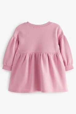 Next Pink Bunny Sweat Dress (3mths-7yrs) -Angel & Rocket Shop C19 441s10