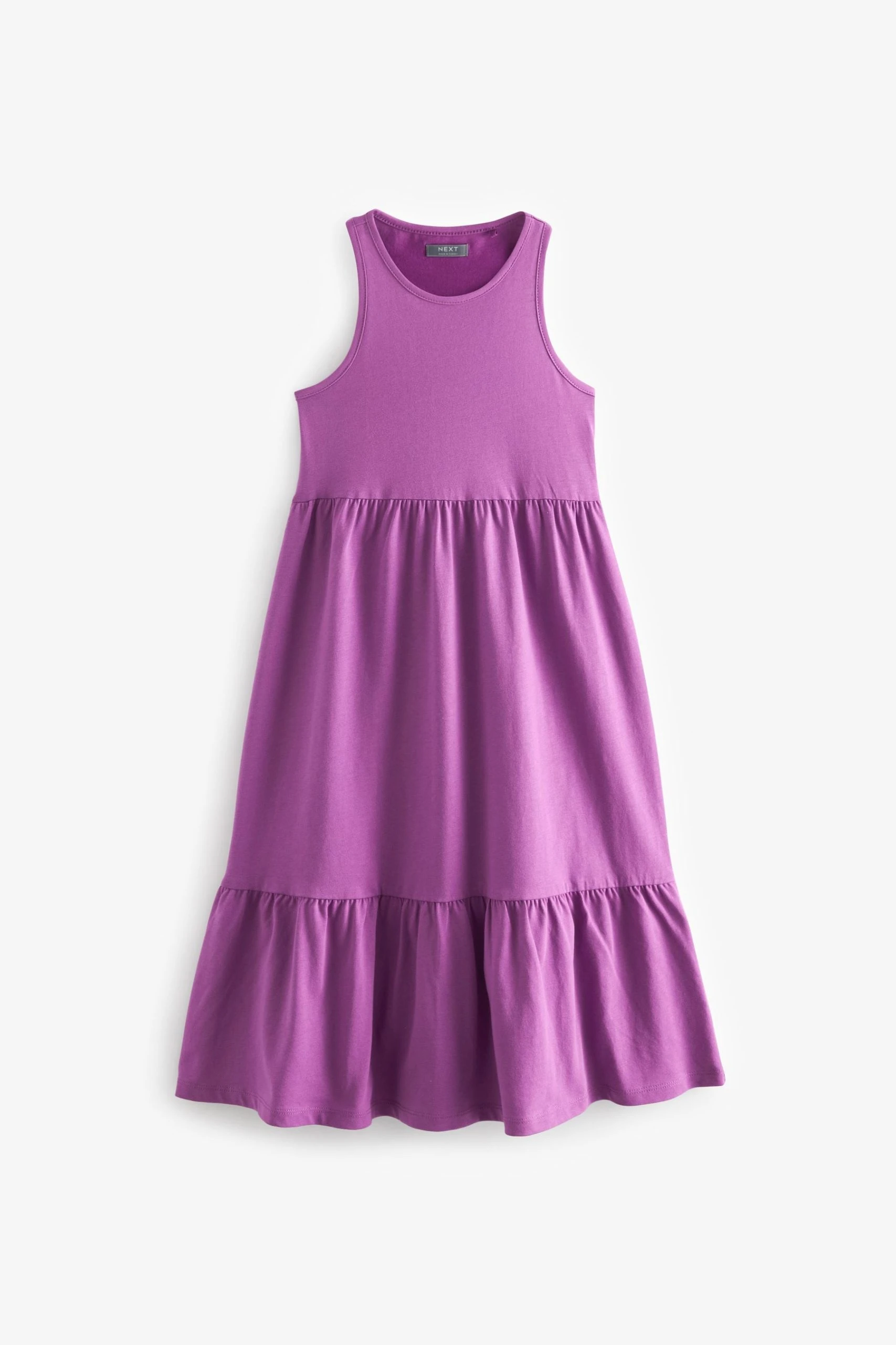 Next Back Detail Soft Jersey Midi Dress (3-16yrs) 8 Next Back Detail Soft Jersey Midi Dress (3-16yrs) - Image 6