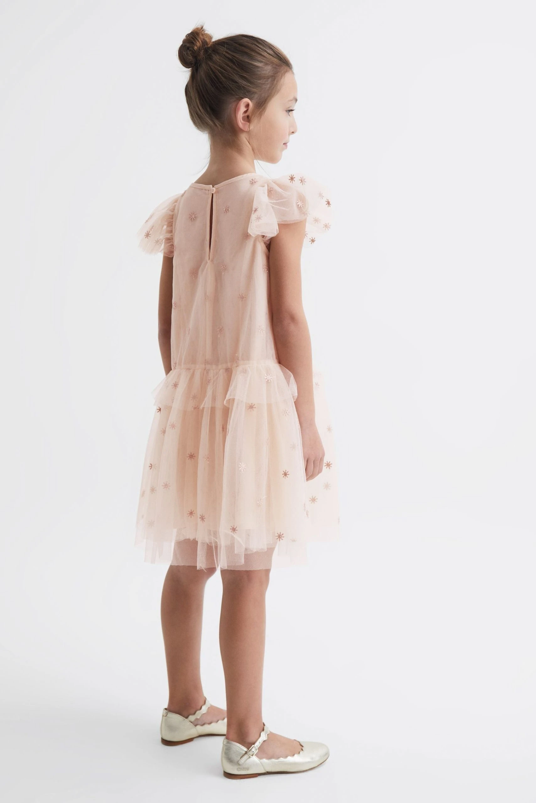 Reiss Fifi Tulle Embroidered Dress 7 Reiss Fifi Tulle Embroidered Dress - Image 5
