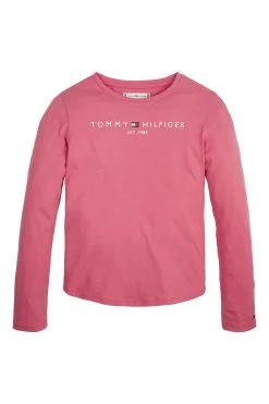 Tommy Hilfiger Pink Essential Long Sleeve T-Shirt
