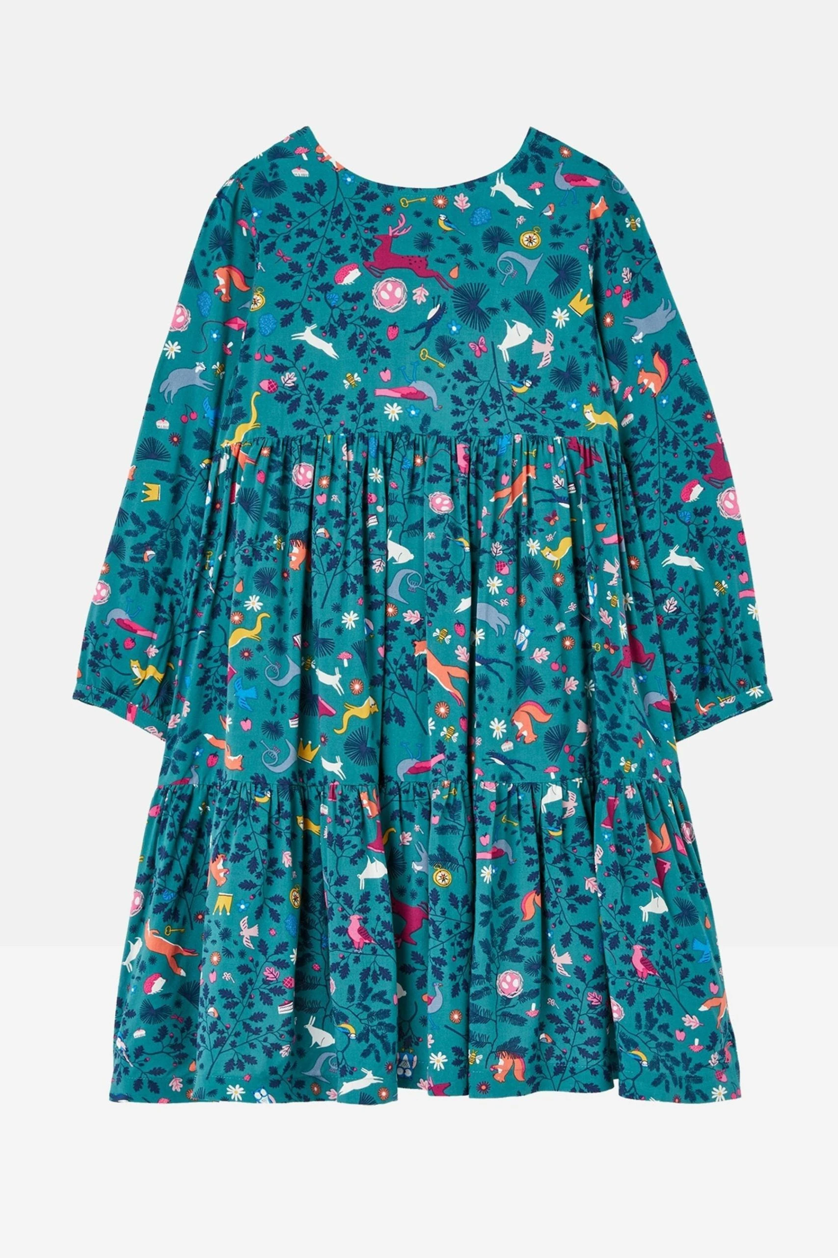 Joules Amora Tiered Woven Dress 4 Joules Amora Tiered Woven Dress - Image 2