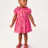 Next Frill Collar Button Through Short Sleeve Woven Dress (3mths-7yrs) -Angel & Rocket Shop C28 895s
