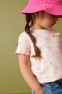 Next Scallop Cotton T-Shirt (3mths-7yrs)