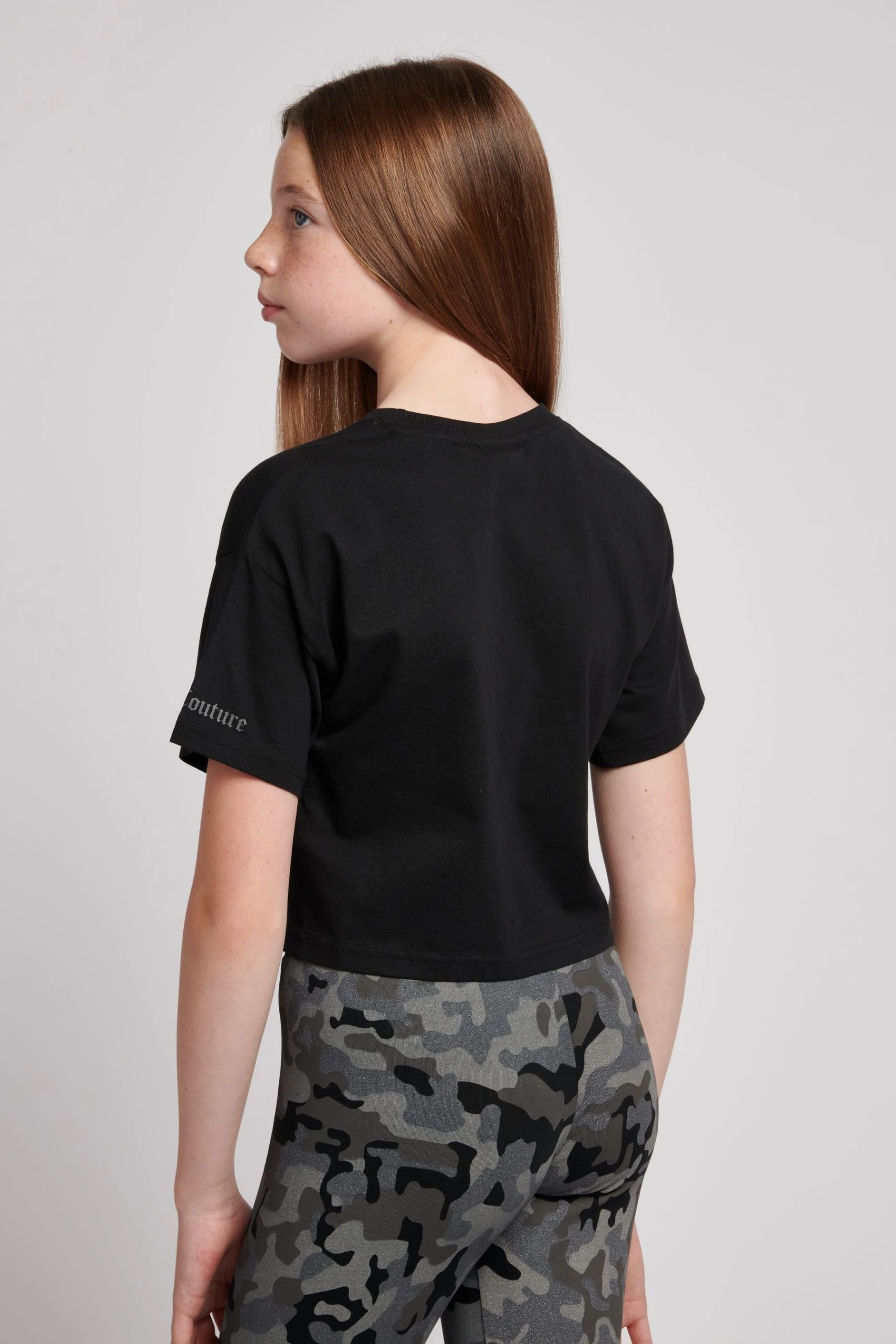 Juicy Couture Tonal Wasitband Length Boxy T-Shirt 4 Juicy Couture Tonal Wasitband Length Boxy T-Shirt - Image 2