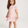 Baker By Ted Baker Pink Pique Pinafore And T-Shirt Set -Angel & Rocket Shop C35909s