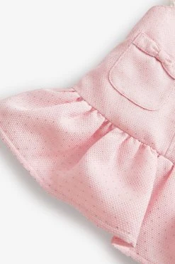 Baker By Ted Baker Pink Pique Pinafore And T-Shirt Set -Angel & Rocket Shop C35909s10