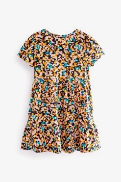 Next Short Sleeve Crinkle Jersey Dress (3-16yrs) -Angel & Rocket Shop C39831s6