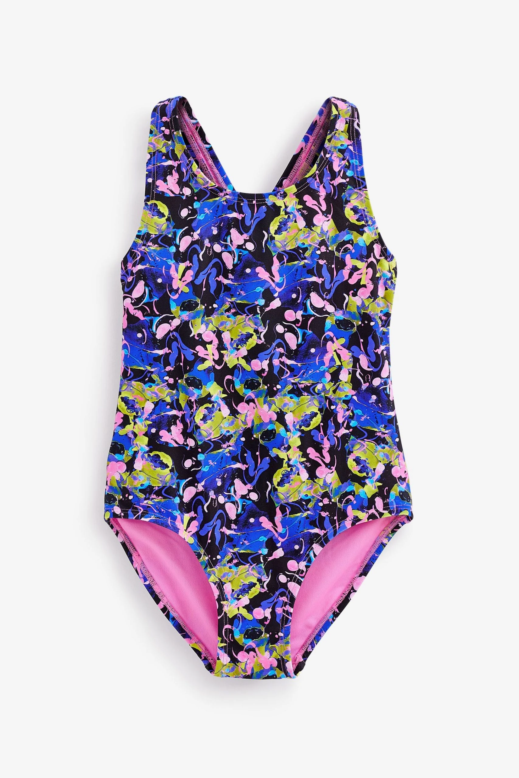 Next Sports Cross-Back Swimsuit (3-16yrs) 7 Next Sports Cross-Back Swimsuit (3-16yrs) - Image 5