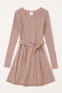 Abercrombie & Fitch Belted Flare Jumper Dress
