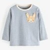 Next Pocket Long Sleeve Cotton T-Shirt (3mths-7yrs) -Angel & Rocket Shop C44965s