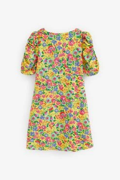 Next Ruched Sleeve Dress (3-16yrs) -Angel & Rocket Shop C46847s5