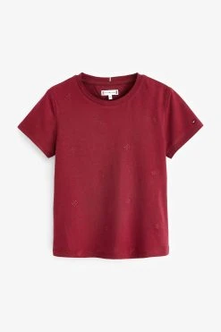 Tommy Hilfiger Red Monogram Critter T-Shirt